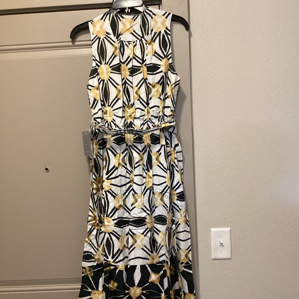 CIEBON Esthella Cotton Maxi Wrap Dress, size M - Picture 9 of 16